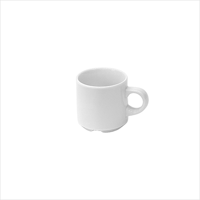 Kaffeehaferl _Meran_ wei├ƒ, 0,2l_side